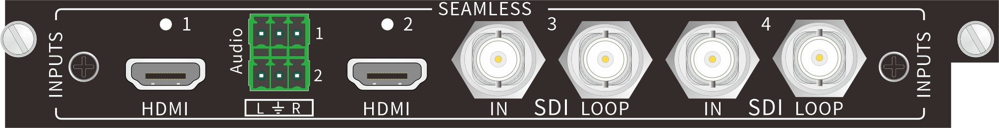 High-Performance 2K 60Hz HDMI and SDI Input Card