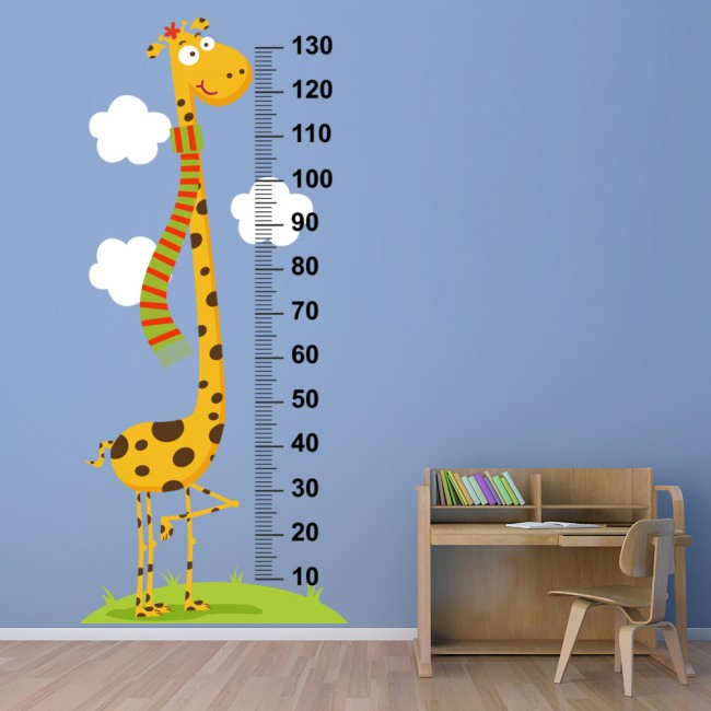 Children Growth Height Chart Height Measure Wall Sticker