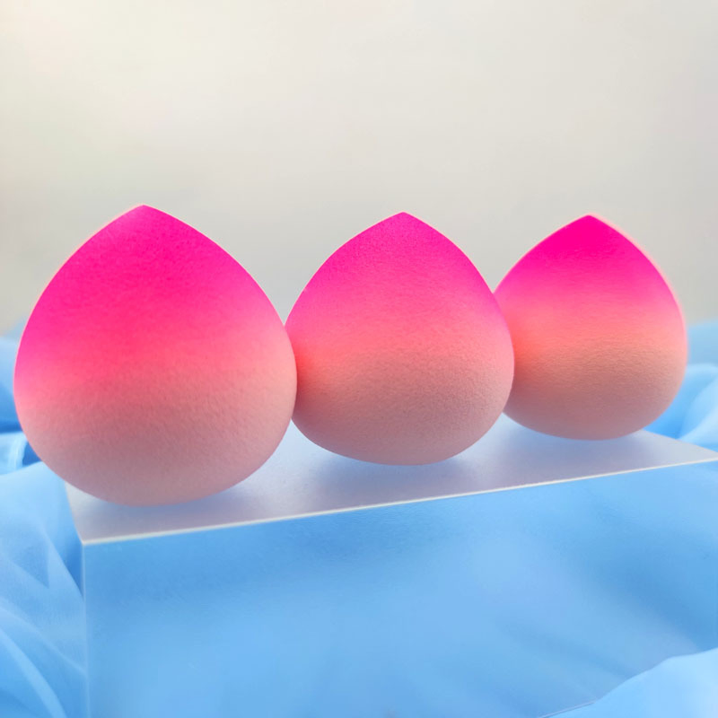 2022 Amazon Selling Beauty Sponge Makeup Blender Beauty Gradient Pink Peach Marshmallow Makeup Sponge with Packaging