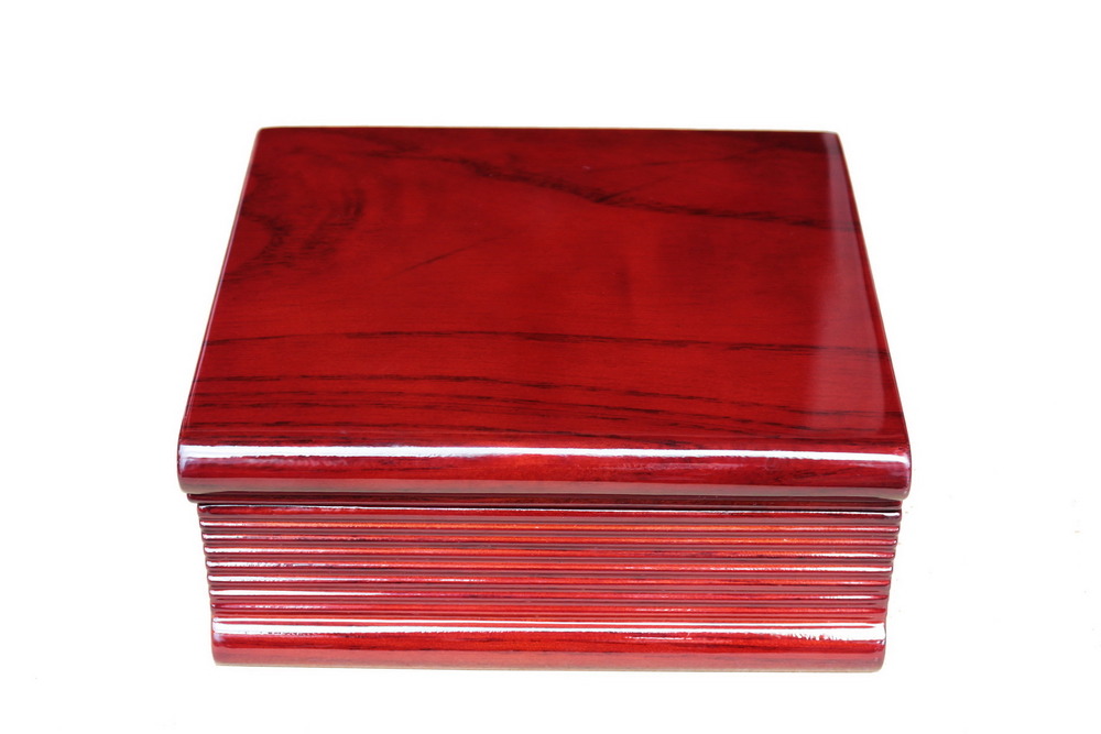 Rosewood Piano Finish Wooden Craft Book Clock