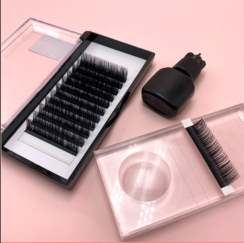 Wholesale Deluxe Eyelash Various Individual Mink Eyelashes Extension Cosmetic with Packaging