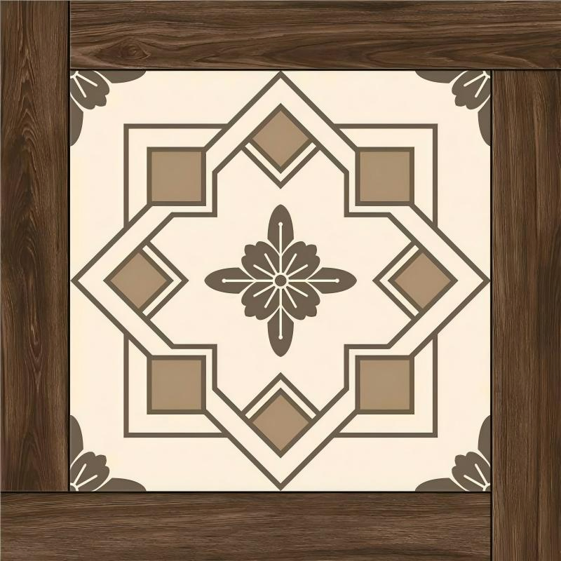 Керамическая плитка с цветочным узором для пола