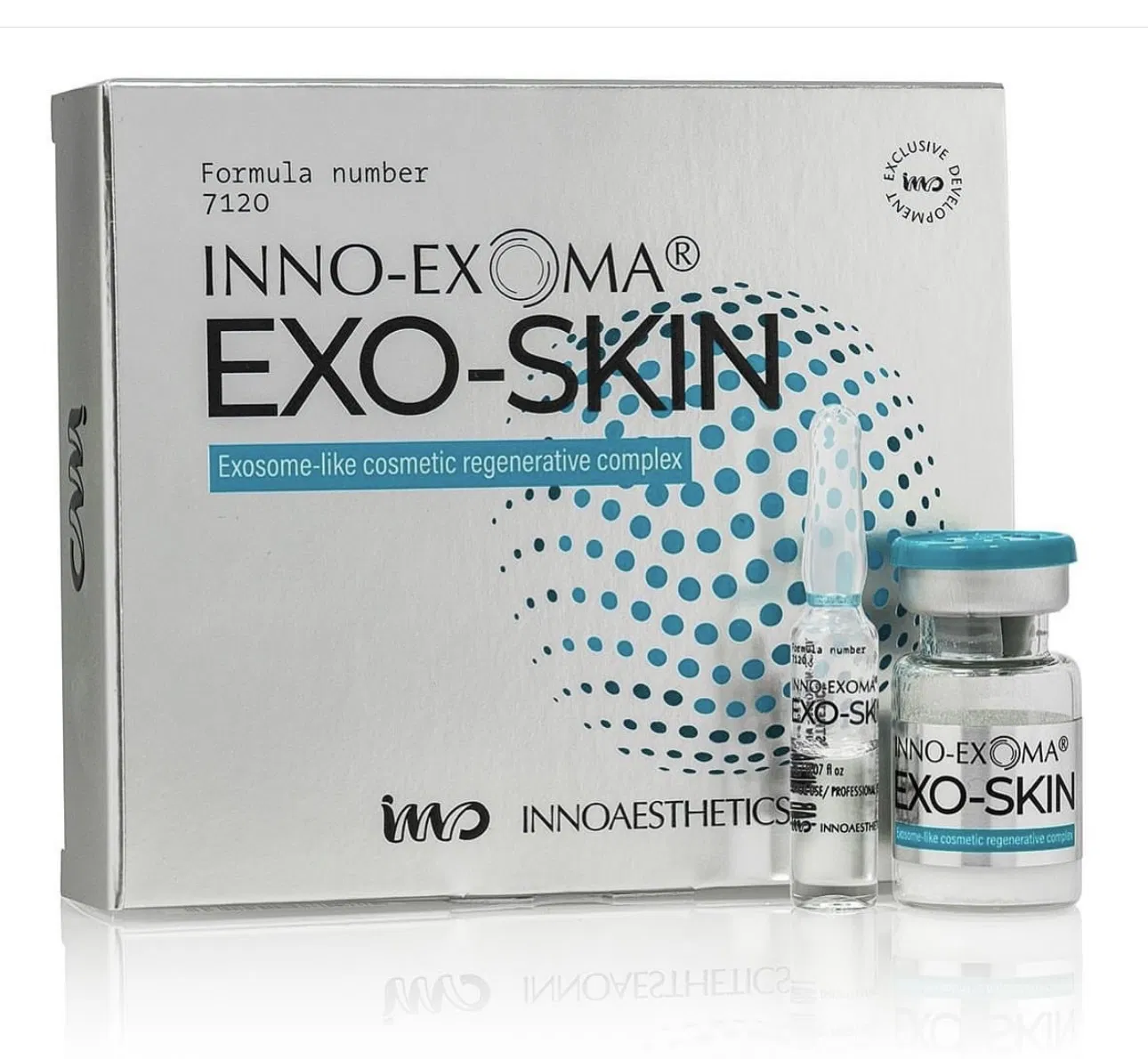 Exoma Exo-Skine Exosome Like Cosmetic Regenerative Complex High Concentration of Synthetic Exosomes Exoblanc Filler
