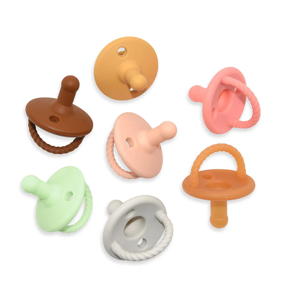 Easy to Clean Baby Silicone Pacifier Holder Case Protective Pacifier Storage Container
