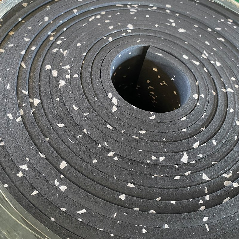 Anti-Slip Gym Rubber Flooring Rolls Tiles Sports Equipments Rubber Mat