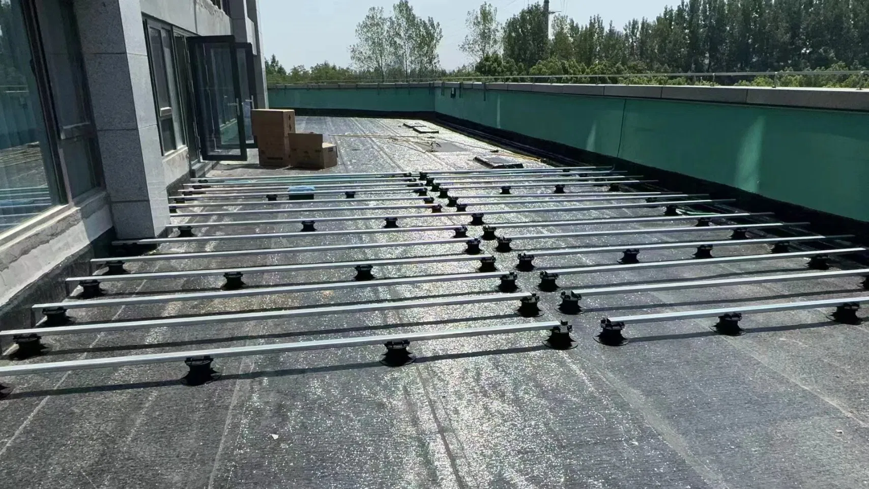 Ocox WPC Decking Paver Support Plastic Adjustable Pedestal for Decking