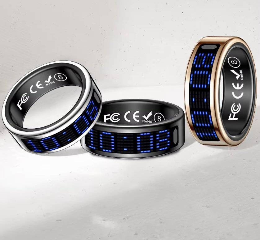 Умное кольцо GLORIOUS с дисплеем и управлением жестами 2025