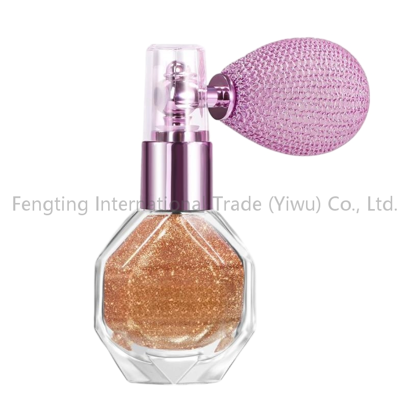 Sparkling Fairy Highlighter Powder Spray Waterproof High Gloss Glitter Body Bronzer Highlight Powder Makeup Shimmering Contour