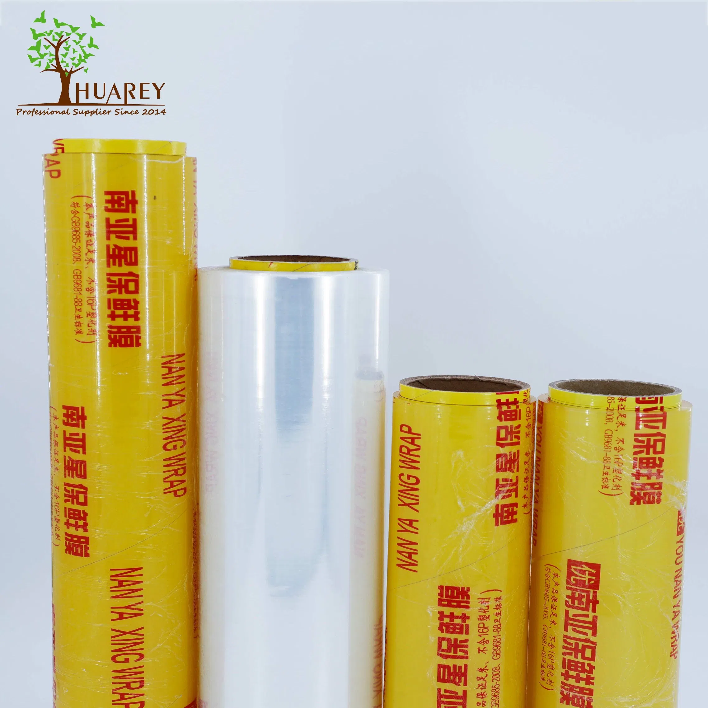 11 Micron Fresh Plastic Food Wrap PE/PVC Cling Wrap Film