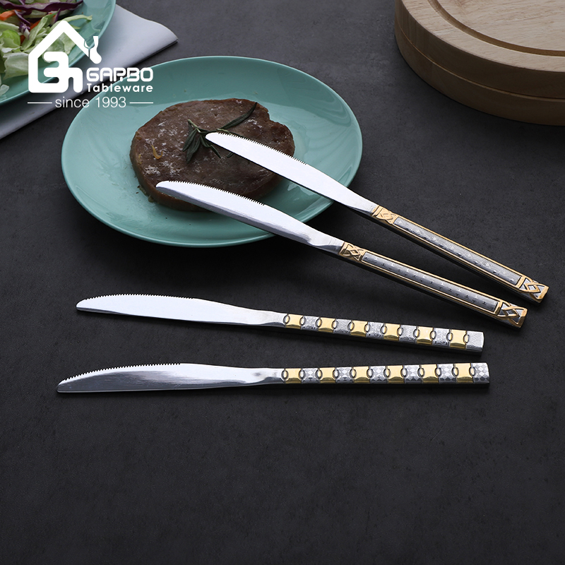 Food Grade Safe Stainless Steel Flatware Table Knife for Home Restaurant