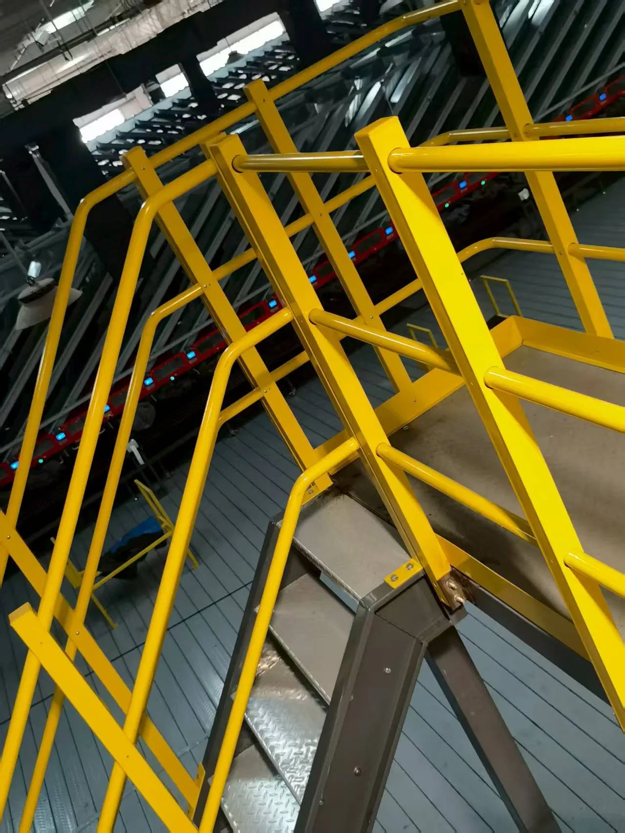High Quality Resistant to Rust Commercial Steel Staircases for Heavy Industrial Site