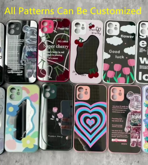 Стеклянный чехол для iPhone с индивидуальным дизайном