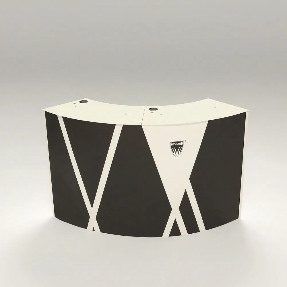 High Quality Exhibition Trade Show Modular Circular Promotion Counter Italian Design