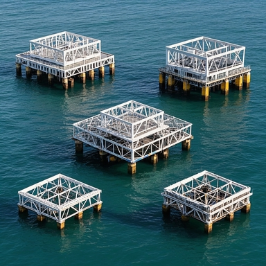 Adjustable Support Installation Guoshun Container or Bulk Carrier Transportation Strut Channel Steel-Structure Offshore Platform