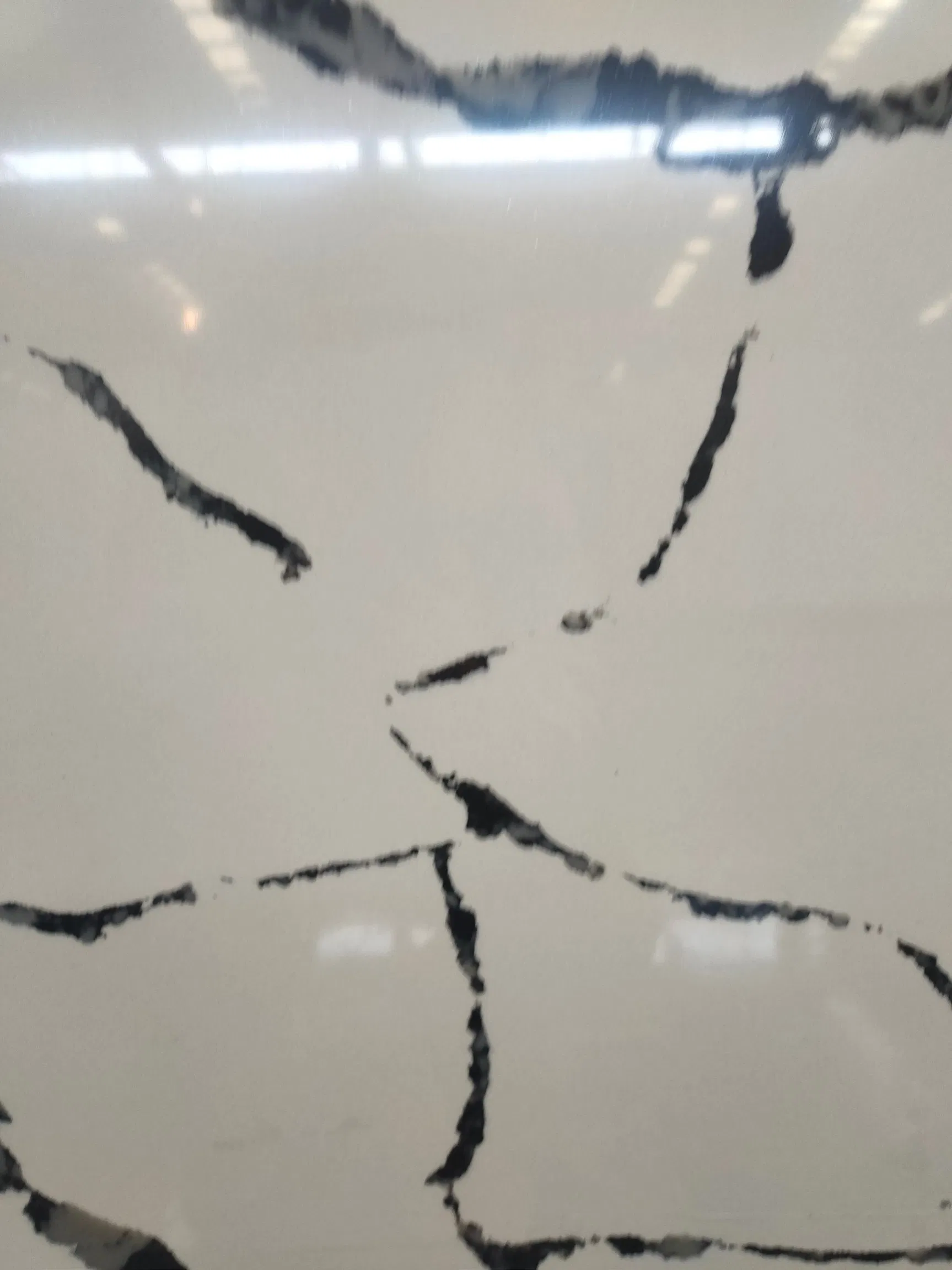 Hot Sale Calacatta Quartz New Design Quality Tabletop Artificial Slab White Calacatta Quartz