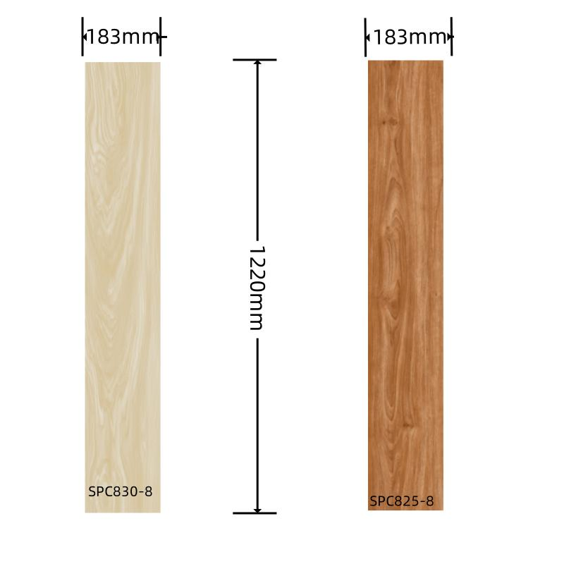 PVC Flooring 100% Waterproof Wood Grain Rigid Core Vinyl Spc Flooring