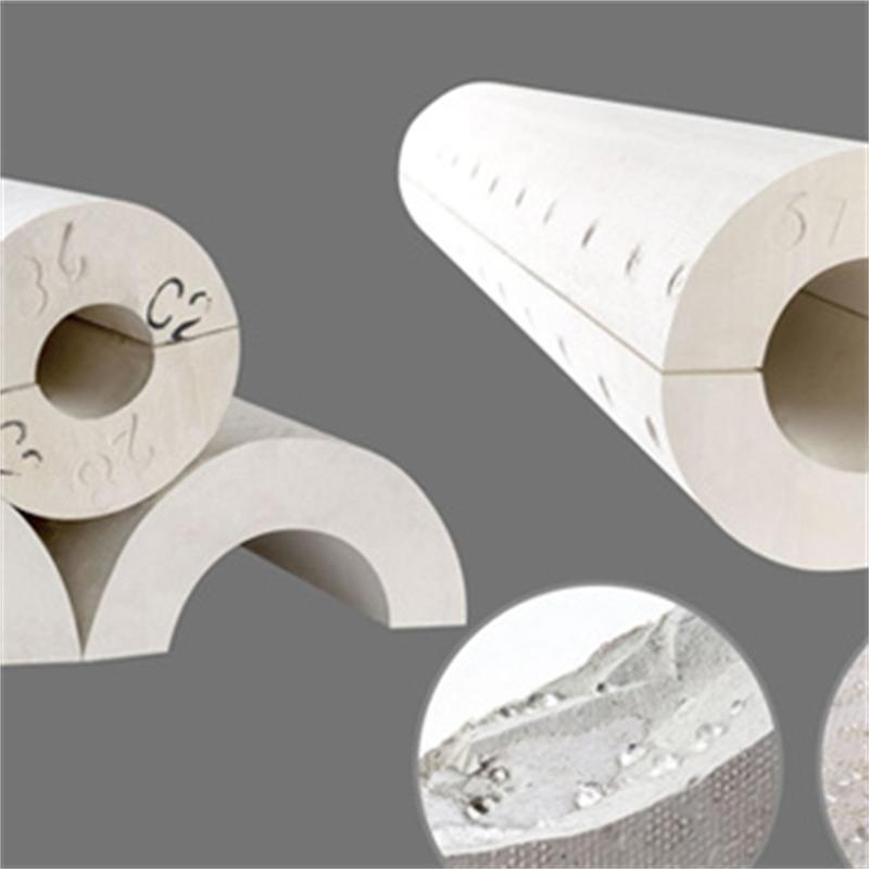 Low Thermal Conductivity Insulation Material Calcium Silicate Pipe for Construction