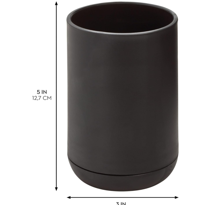 Tidy Design Single Plastic Cup Elegant Bathroom Accessories