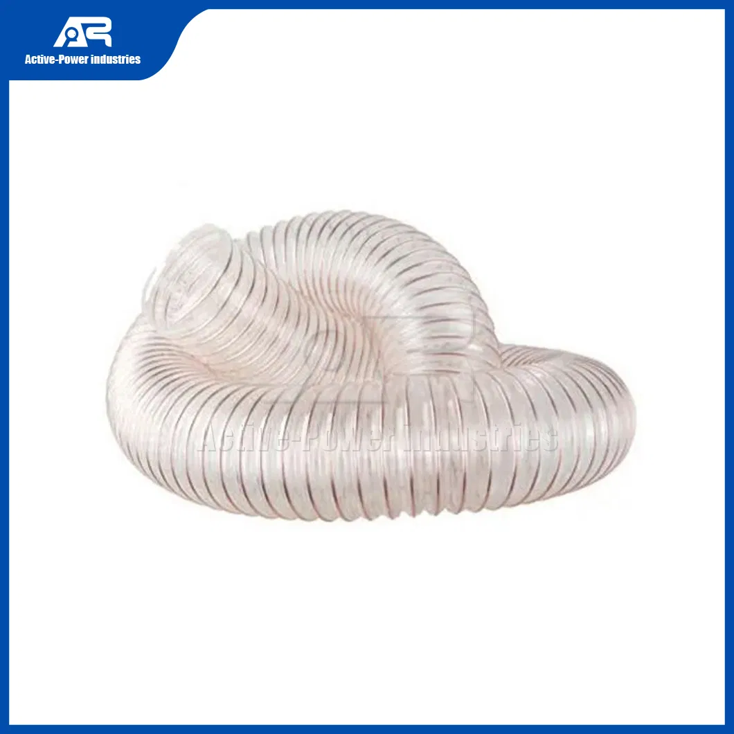 Active-Power Industries Industrial PVC Hose Manufacturing Best PVC Steel Wire Reinforced Hose China Heavy Duty Steel Wire Suction PVC Flexible Tubing