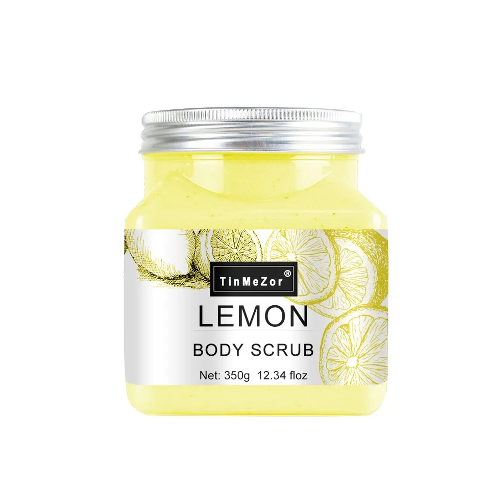 Body Fruit Extract Sherbet Private Label Bath Salt Shea Exfoliating Cream