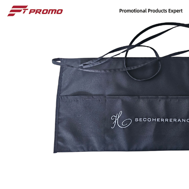 Unisex Custom Workwear Disposable Cotton Apron for Casual Waiter Work with Bib