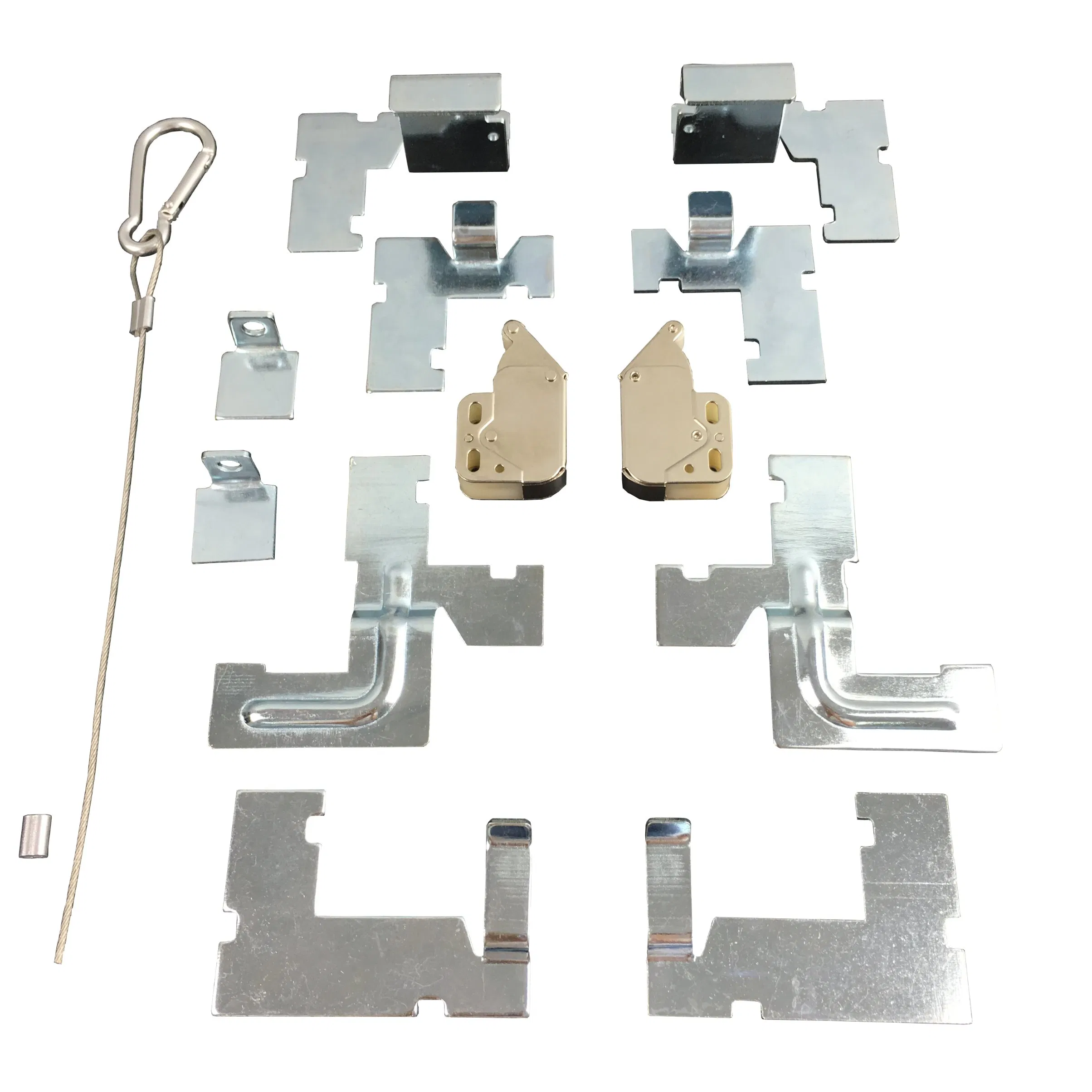 For access panel full set with latches corner angle bracket