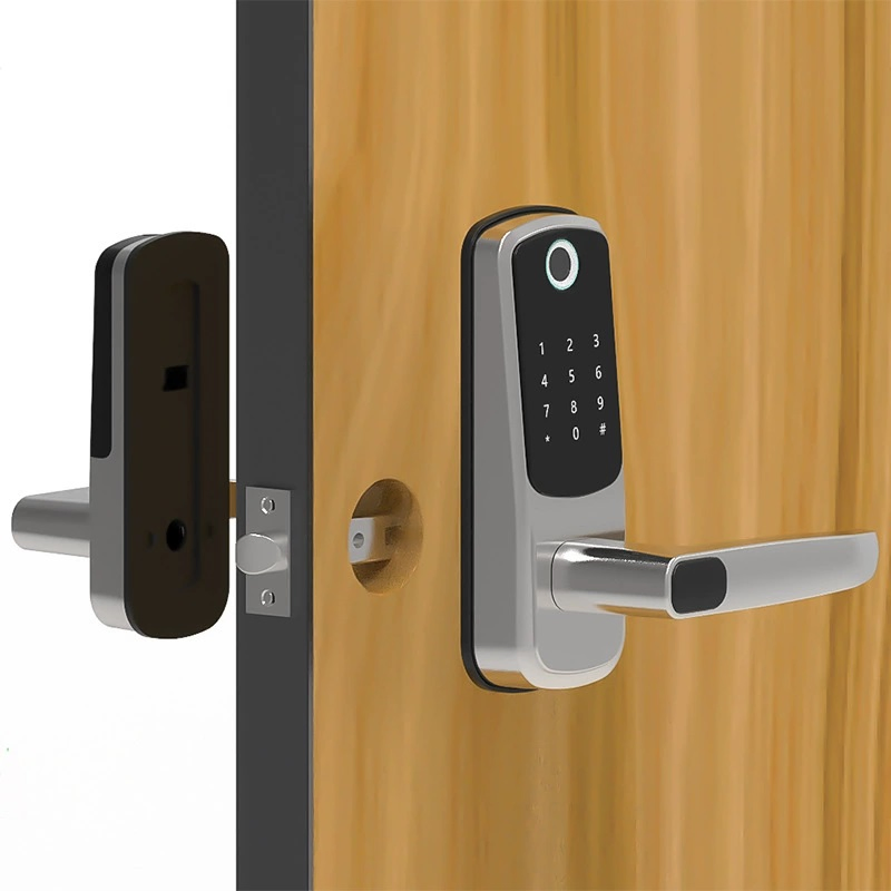 Fingerprint Sliding Handle Keyless Digital Smart Door Lock Door Password Smart Lock