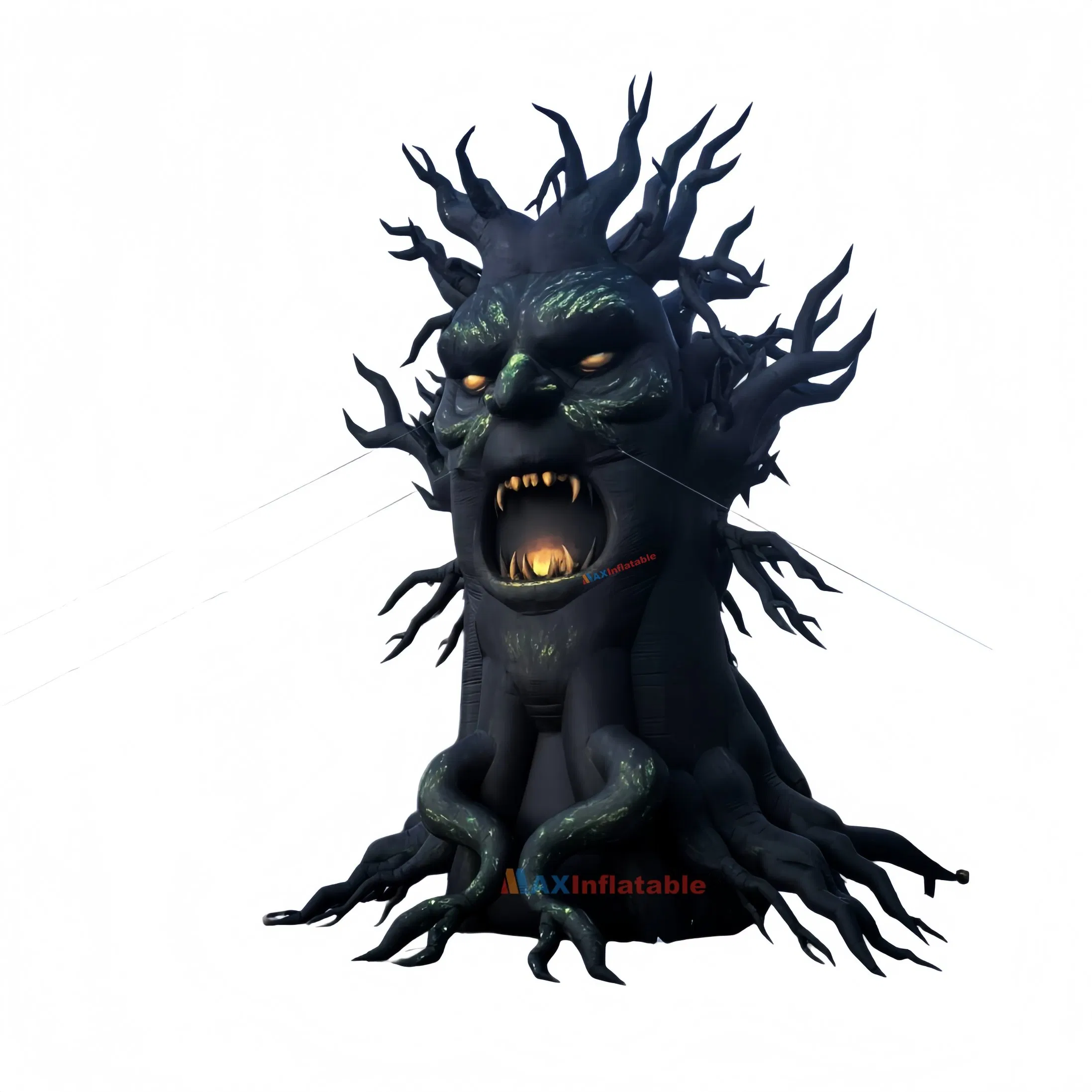 Giant Inflatable Halloween Black Tree Decoration or Stage Shows and Exhibition