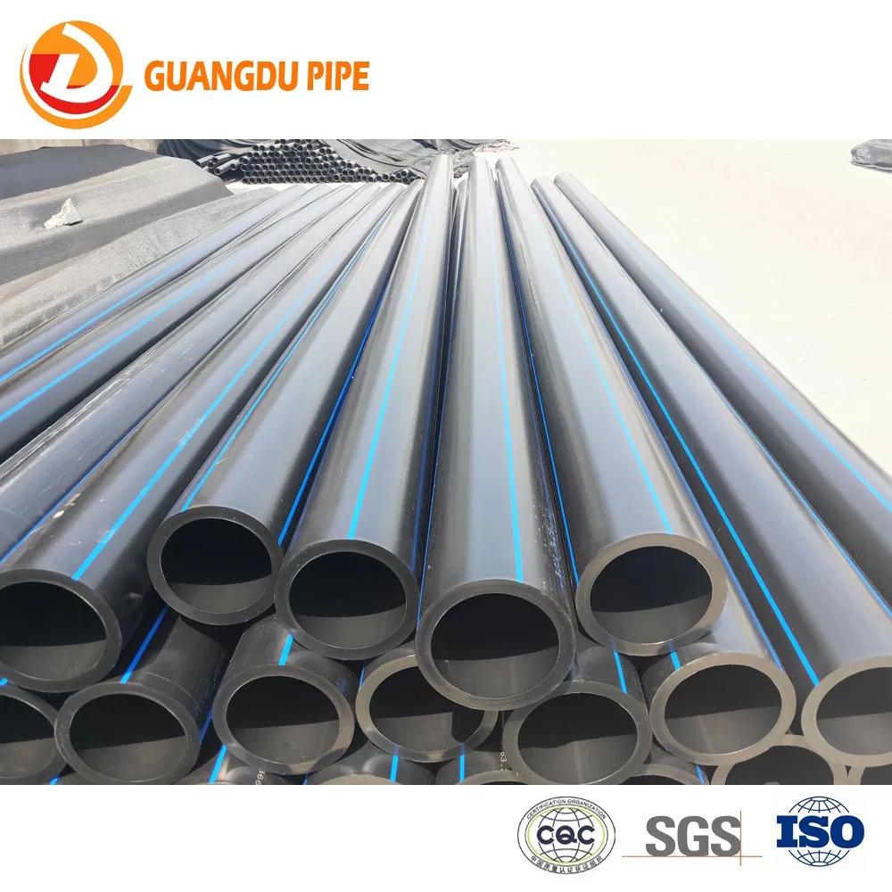 Plastic HDPE PE Plastic Water Supply Pipe Large Diameter Plastic Pipe