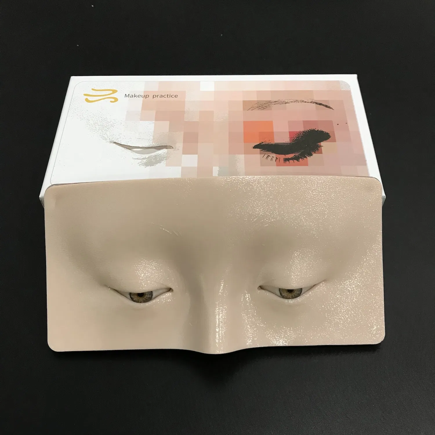 Beginner Makeup Practice Face Eyeshadow Silicone Face and Eye Makeup Practice