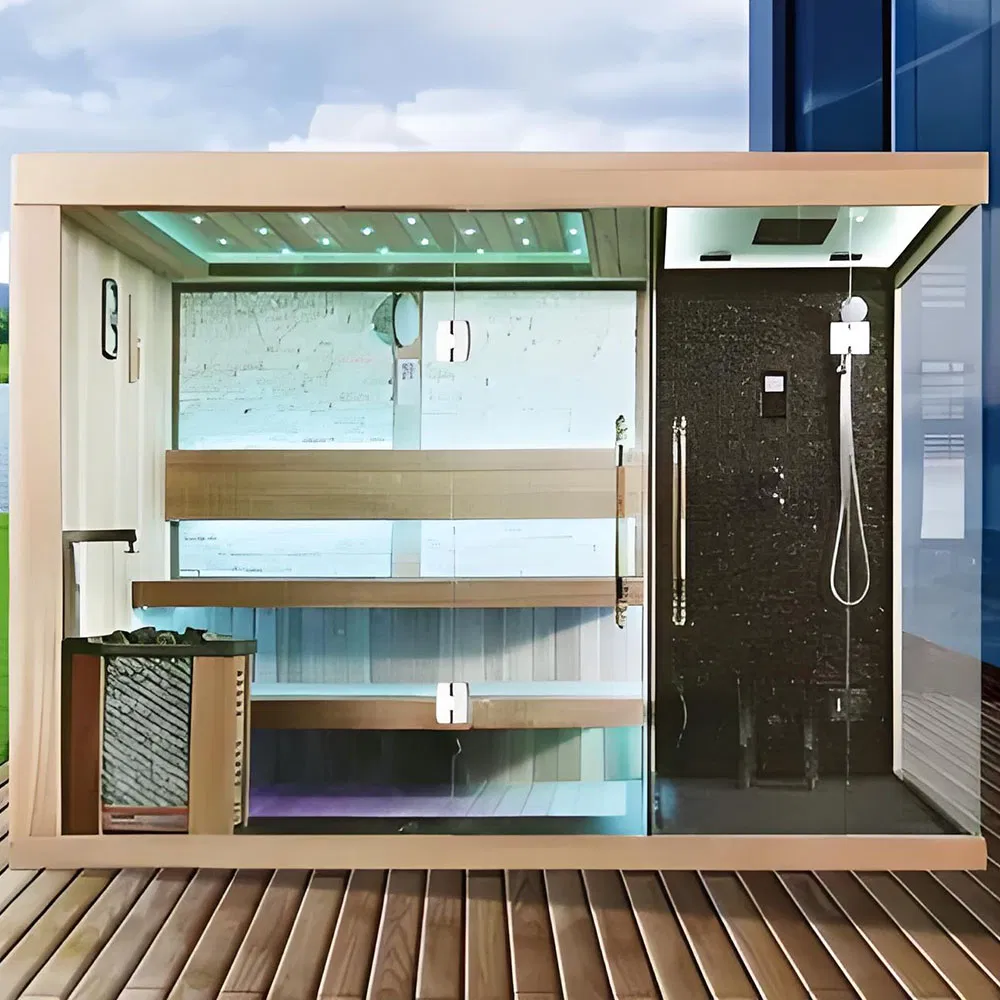 Домашняя сауна из дерева: личный SPA-уголок в ванной