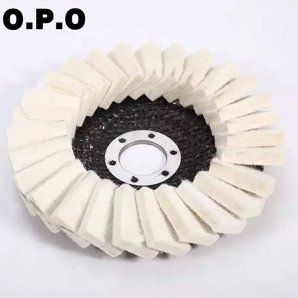 Models 115mm Wool Wheel Felt Wheel Buffing Wheel for Marble Fine Polishing Shinning