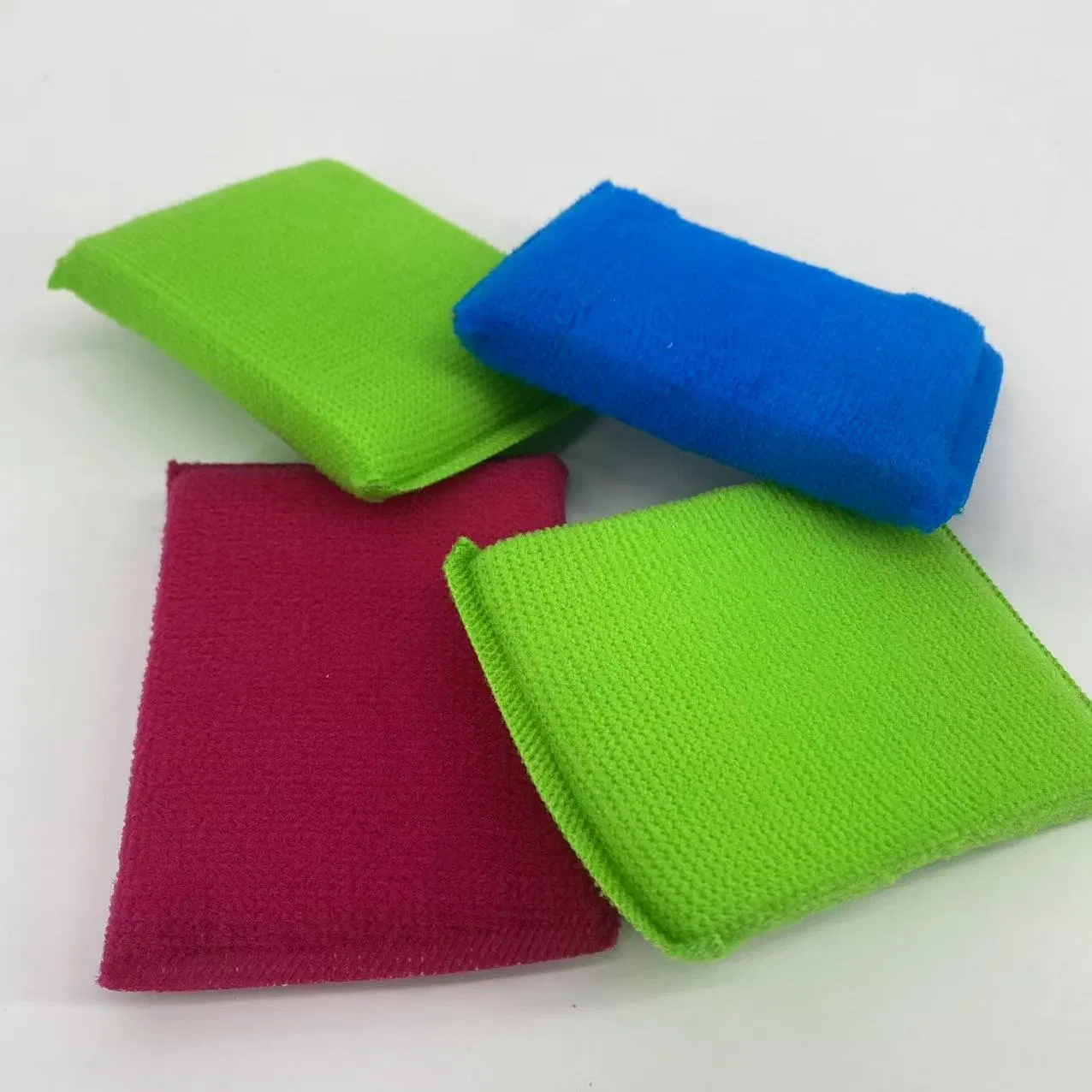 High Density Magic Dishwashing Kitchen Sponge Brush PVC Bag Washing Sponge Cleaning Sponge Custom Kitchen Dishes