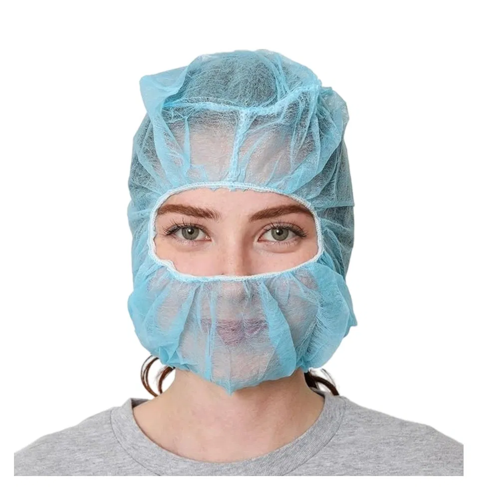 Protective Polypropylene Non-Woven Disposable PP Ninja Space Astronaut Balaclava Hood Head Cover