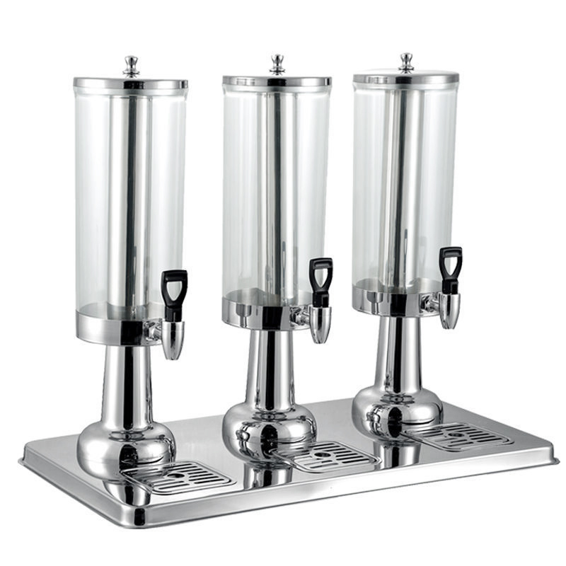 Buffet Triple Juice Dispenser/Catering Juice Container
