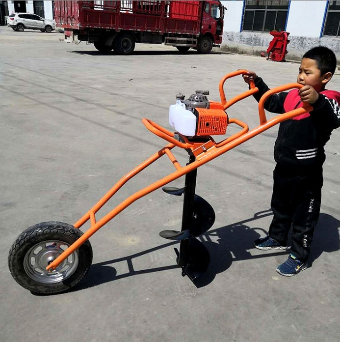 Portable Gasoline Ground Drill High-Power Soil Loosening Drill