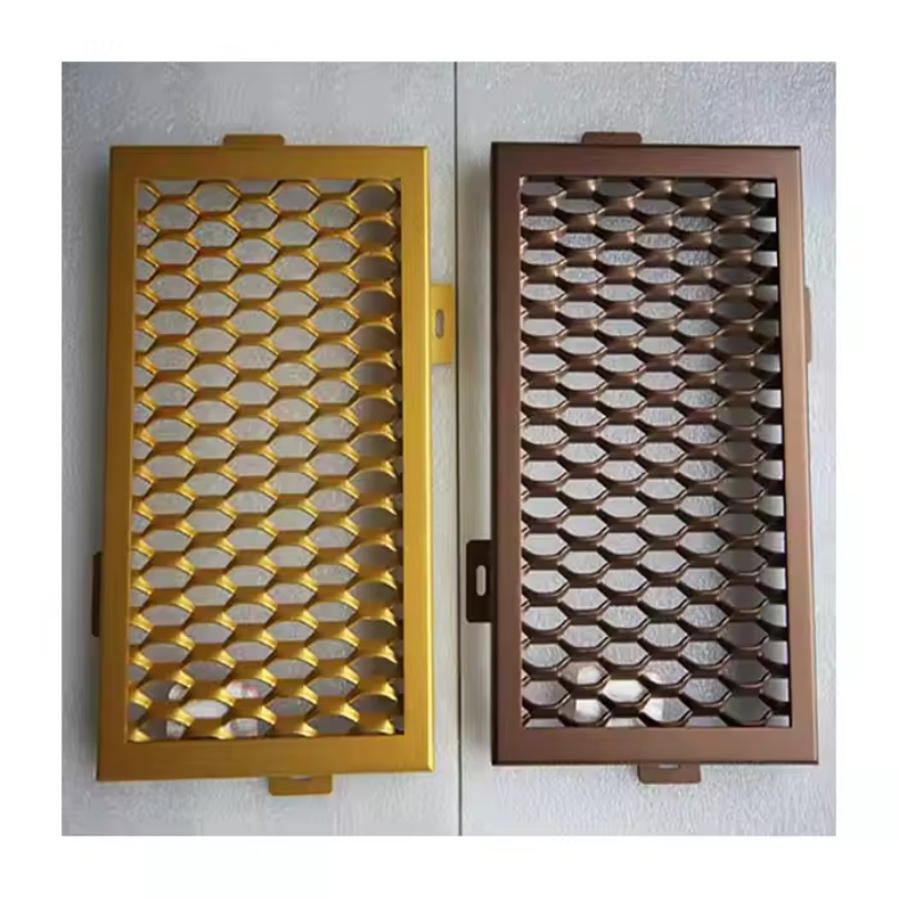 Shape Drawing Customization Mesh Aluminium Panel Facade Curtain Wall