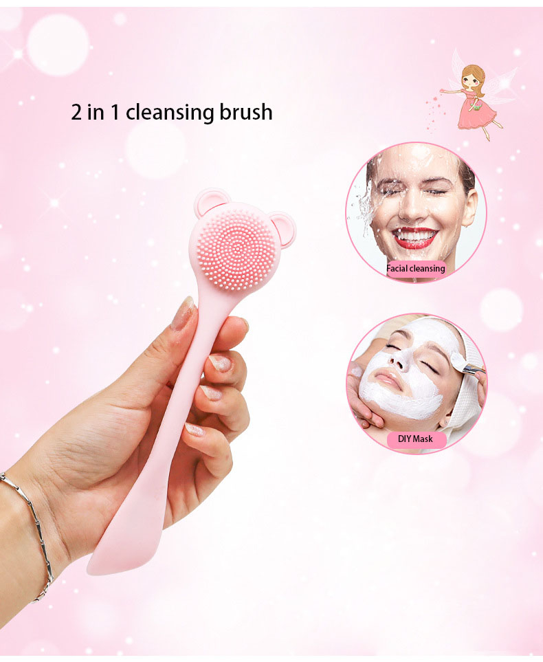 Силиконовая щетка для умывания лица