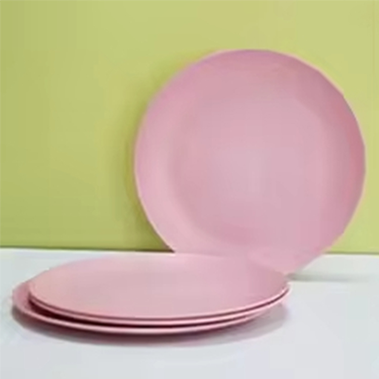 Recycled RPET Plastic Dinnerware Microwave Dishwasher Safe Food Grade RPET Tableware Plate Bowl Cup Set