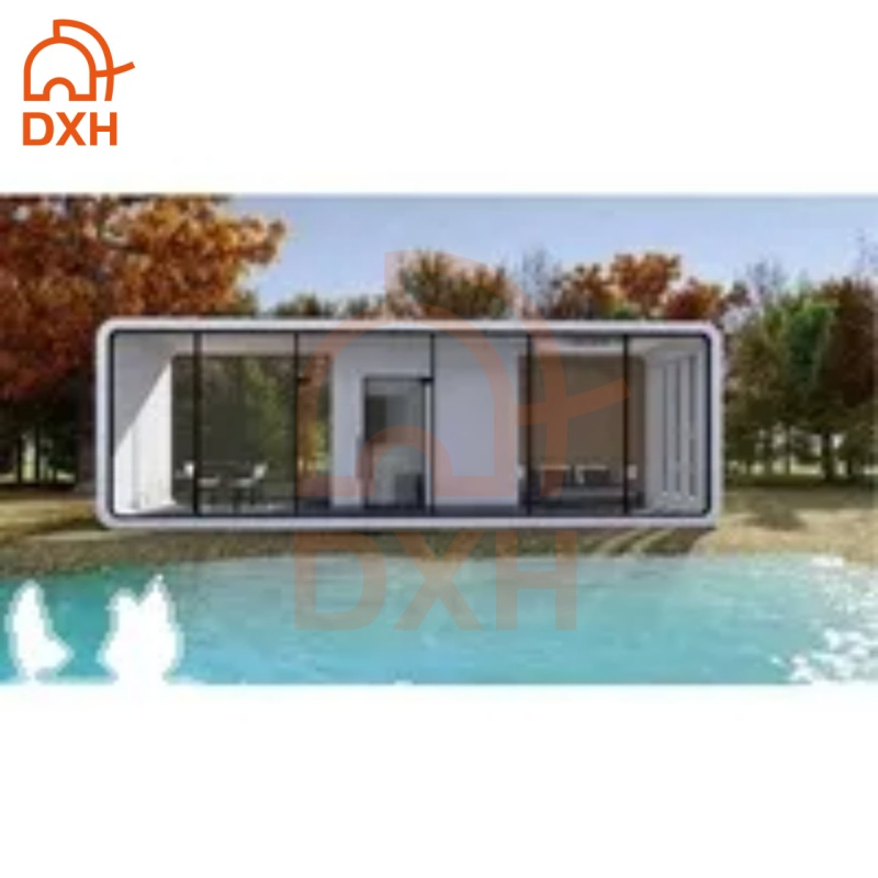 Apple Cabin Customized Container Structure Frame Coffee Shop Bar Hotel Prefab Prefabricated Modular Portable Steel Building House