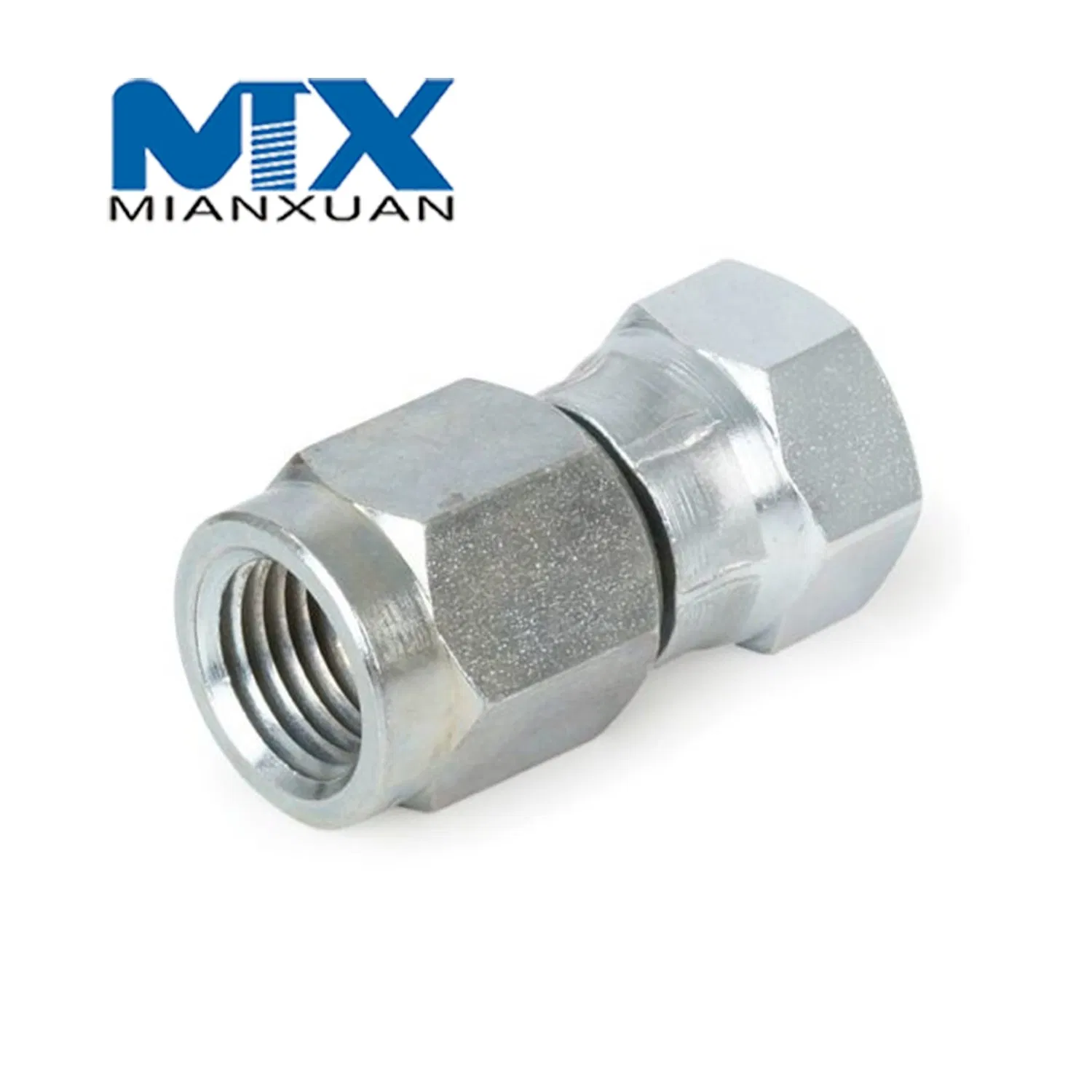 Fastener Stainless Steel 3/4 Bsp Elbow Swivel Hydraulic Metric Connector Coupling Adapter