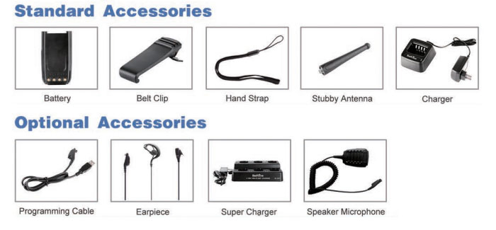 Портативная рация BelFone BF-TD505 5W с LCD дисплеем