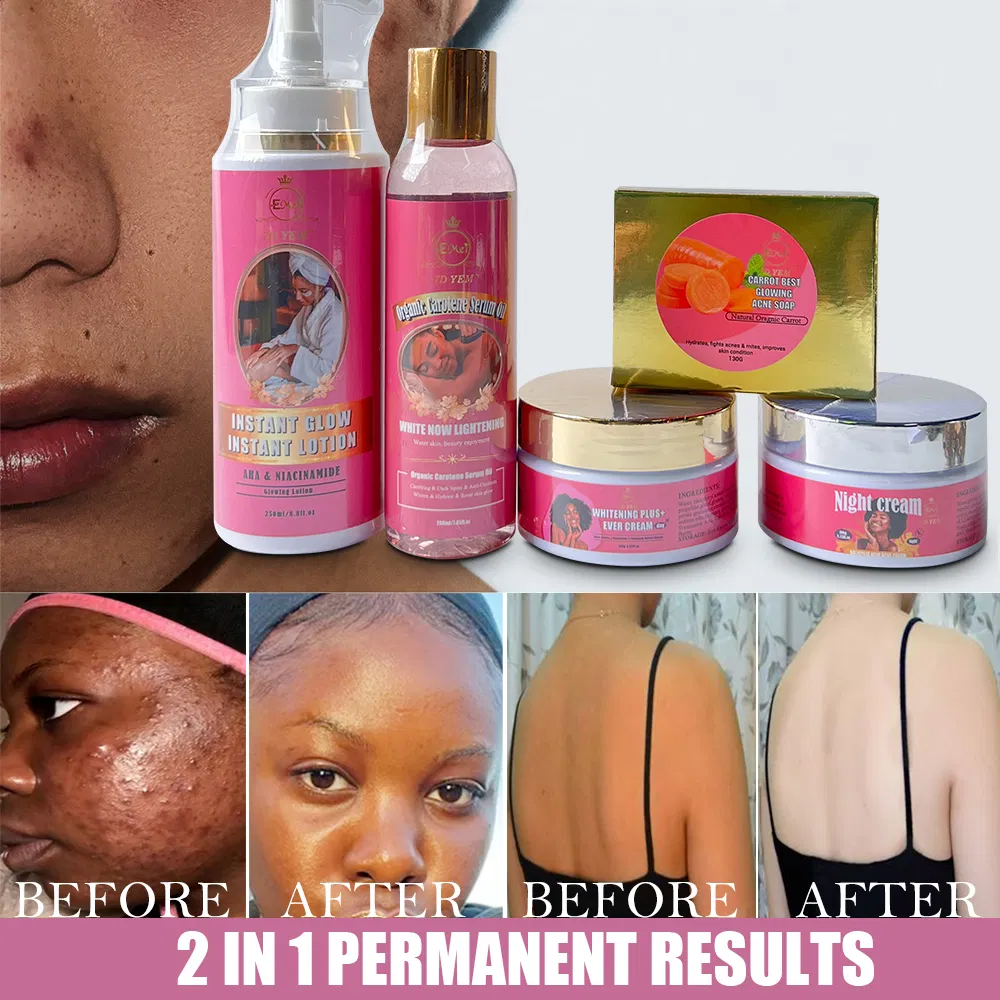 Best Price Five Piece Organic Skin Care Set Brightening Moisturizing Anti Aging Cosmetics Wholesale Unisex Adults Skin Care Set