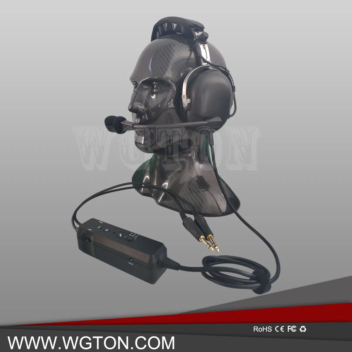 Anr Active Noise Cancelling Aviation Pilot Headset