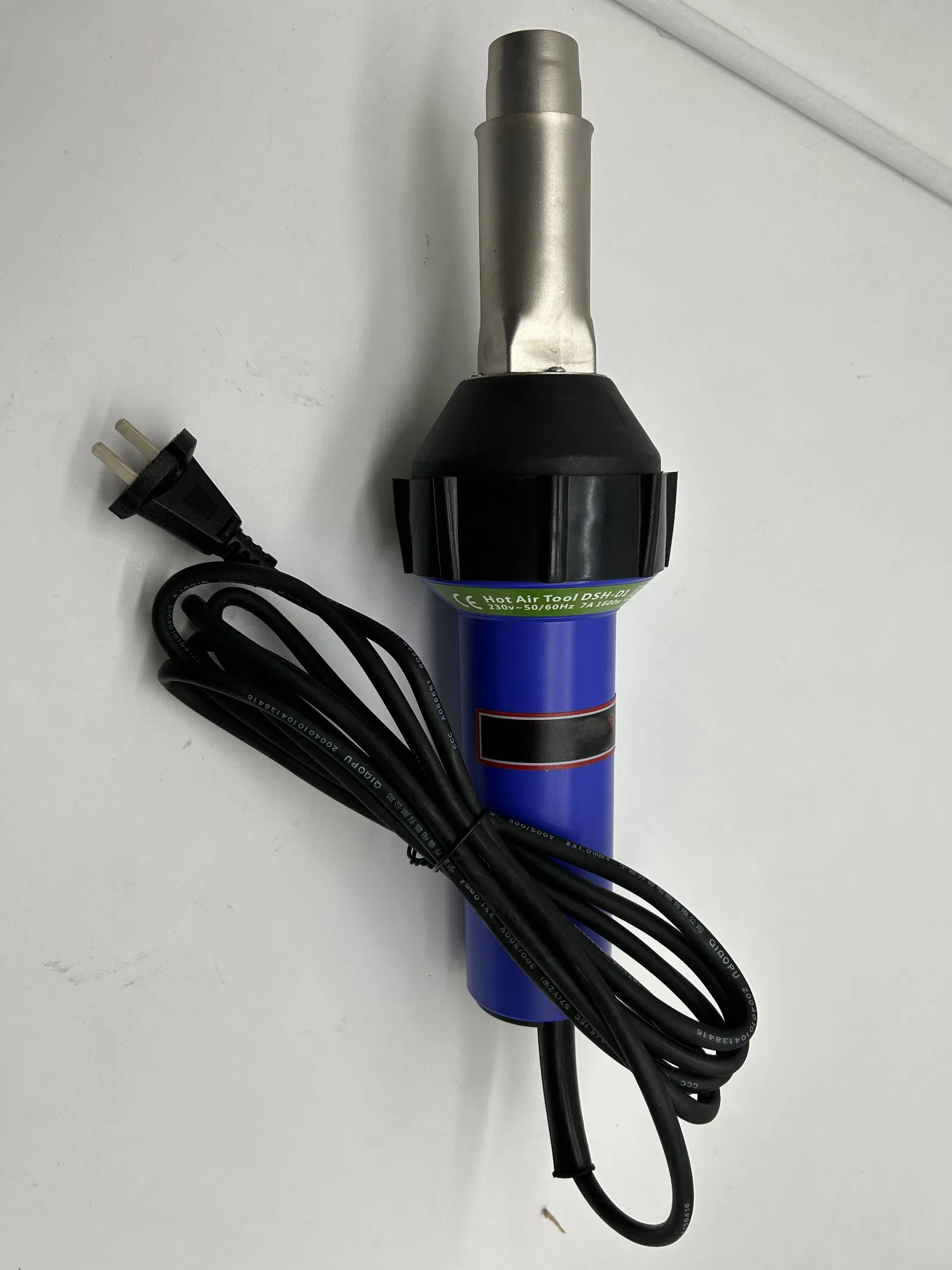 High-Temperature Heat Gun 1600W for PP PE PVC Geomembrane Welding Projects Temperature Controlled