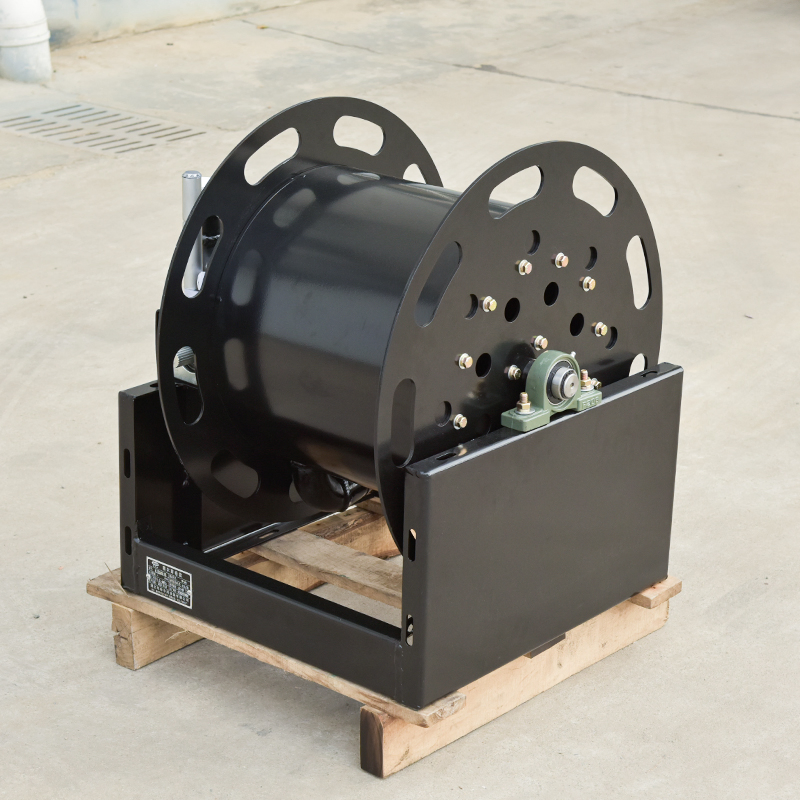 Heavy-Duty Manual Hose Reel Frame for Refueling