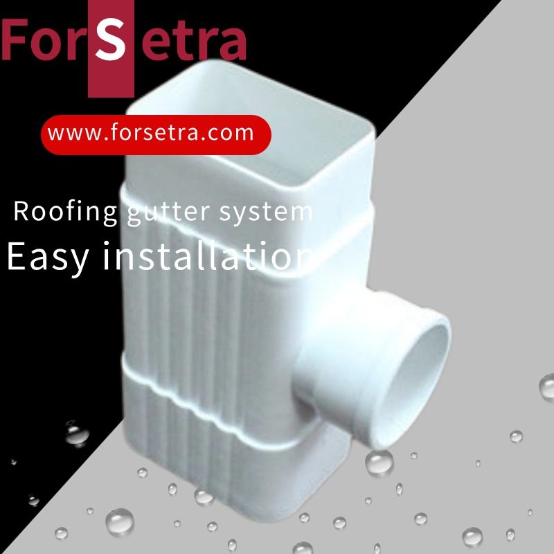 Roofing Accessories for a 7-Inch Gutter System Pipes Downspouts Downpipes.