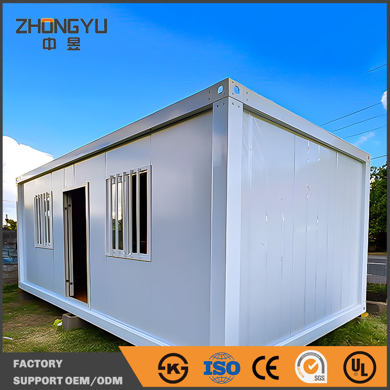 Prefab Office Foldable Modular House Galvanized Frame Eco Friendly Insulated Design for Urban Pop-up Coworking Use