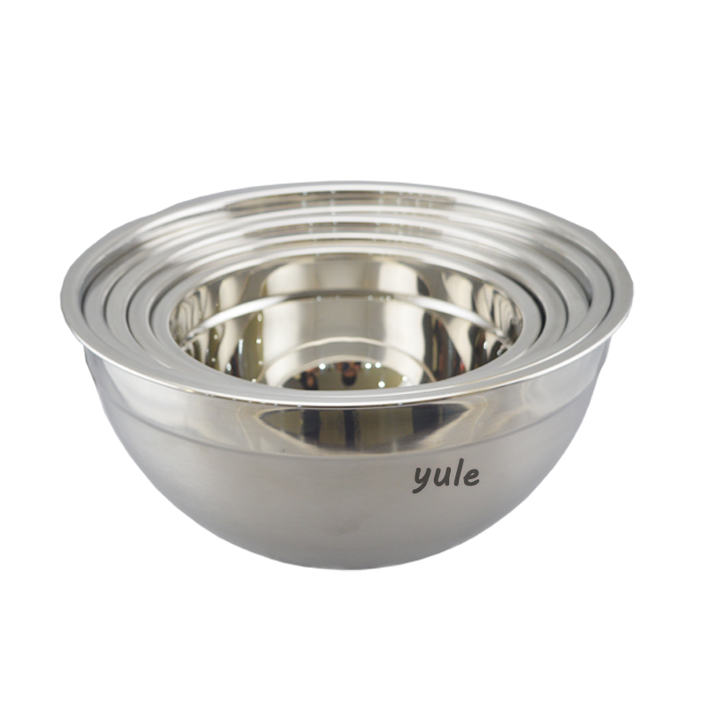 Egg Beating Salad Mixing Stainless Steel Mixing Bowl