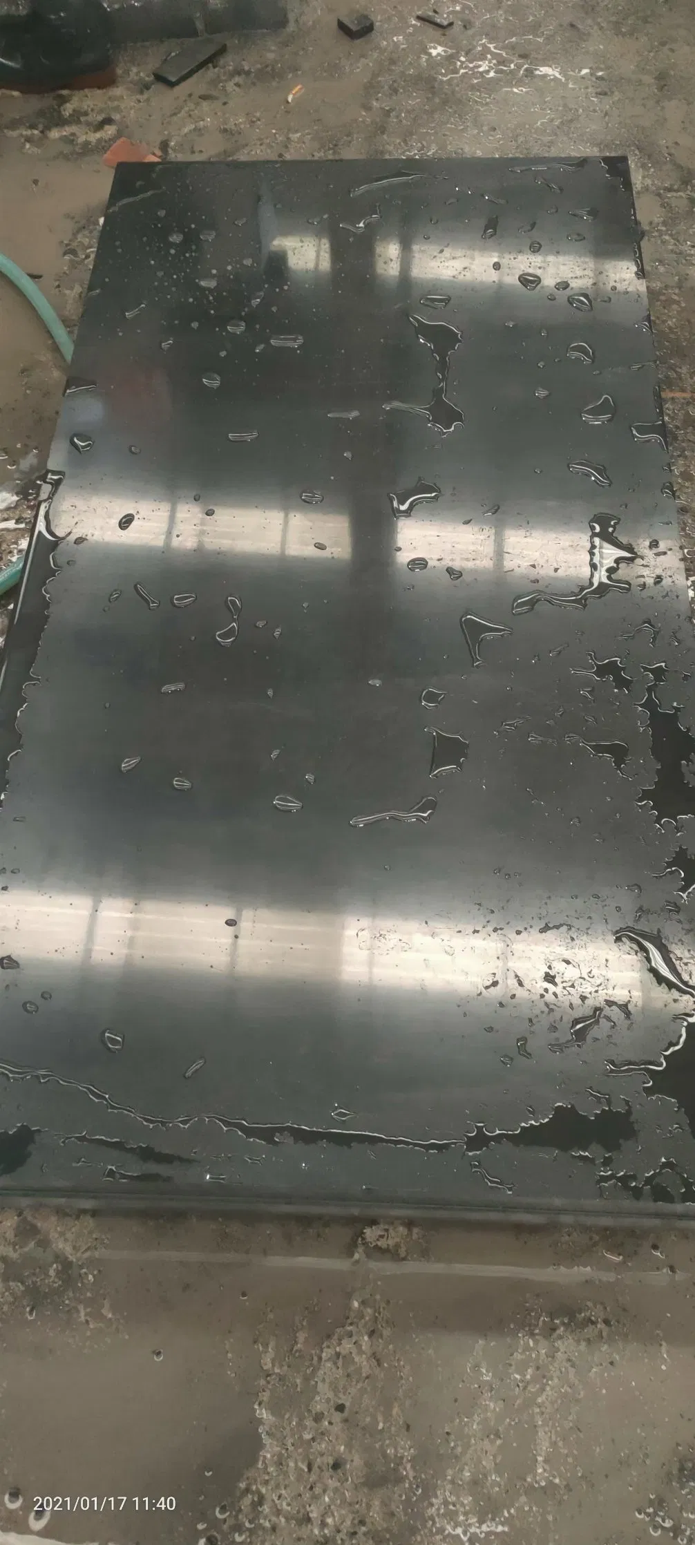 Cheap Polished Black Granite Small Basalt Slab for Stair